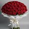 Букет 101 Красная роза Блэк Мэджик в Князе-Волконском