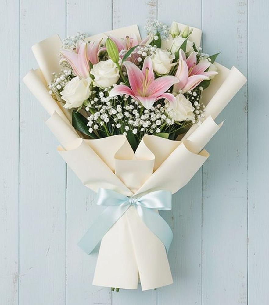 Букет цветов из: Лилии в Князе-Волконском