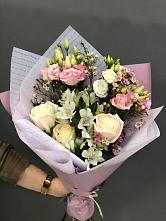 Букет цветов из:  Альстромерии, Розы и Лизиантусы #REPLACE_PRED# Князе-Волконском