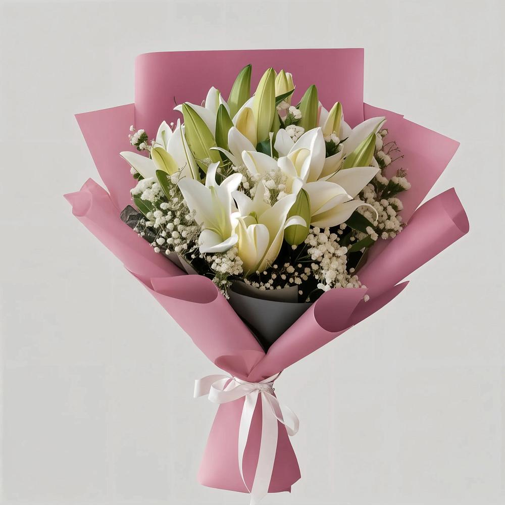 Букет цветов из: Лилии в Князе-Волконском