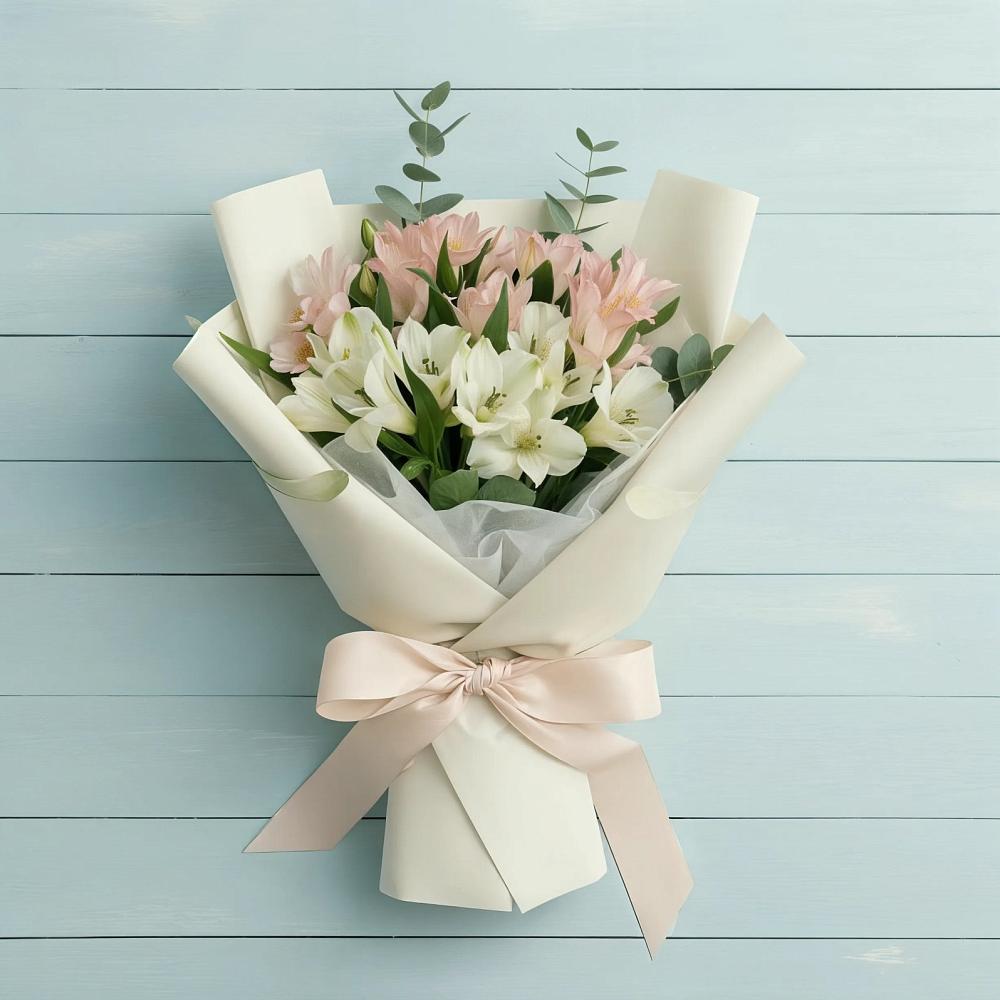 Букет цветов из: Альстромерии в Князе-Волконском