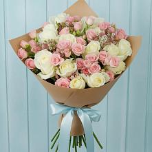 Букет цветов из:  Розы в Князе-Волконском